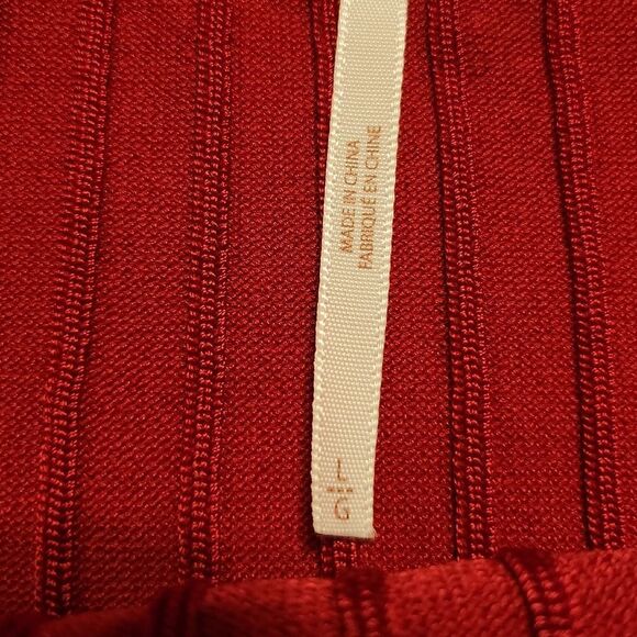 Free People Under Sun Wrap Skirt Red Size L - Picture 7 of 8